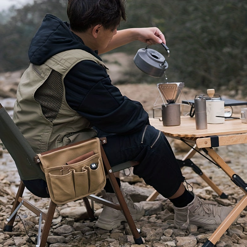 Outdoor Camping Chair Armrest Hanging Bag Portable Storage Bag