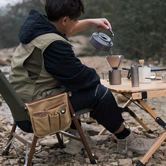 Outdoor Camping Chair Armrest Hanging Bag Portable Storage Bag