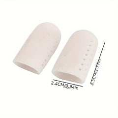 10pcs Pain Relief Finger Protector Foot Silicone Gel Guard Toe Tube Bandage