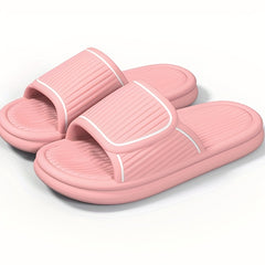 Women's Contrast Slides Soft Sole Pillow Slides