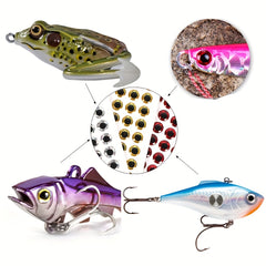 600pcs Bionic Fish Eye Lure 3D Animal Eye Bait for Fishing Multiple Sizes