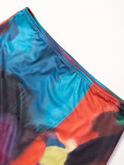 Tie Dye Maxi Slim Skirt Casual Beach Wear