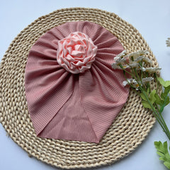 Baby Girls Flowers Cap Hat Soft Hair Wrap Head Accessories