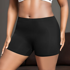 Plus Size Boyshort No Ride Up Butt Lifting Cooling Fabric