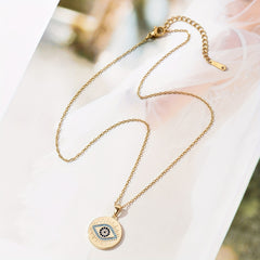 Sparkle Zircon Pendant Necklace Men Women Decoration Festivals