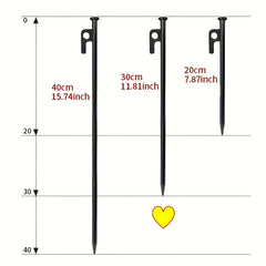2pcs Camping Ground Nails Steel Ground Nails