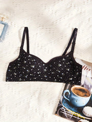 Floral Push Up Bra Full Coverage Lingerie