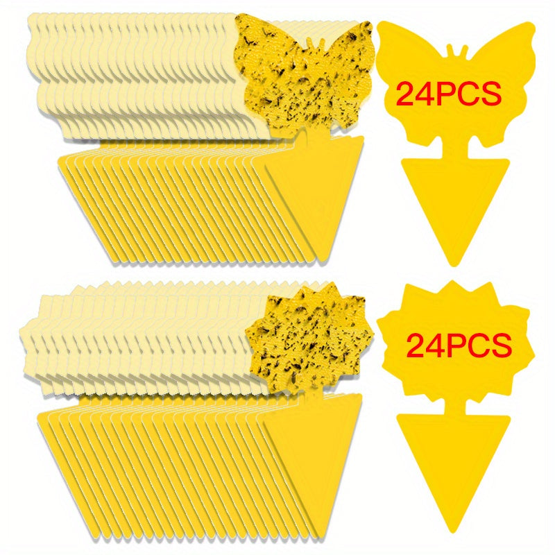 Sticky Traps for Fungus Fruit Fly Mosquito Bug Control Indoors Outdoors
