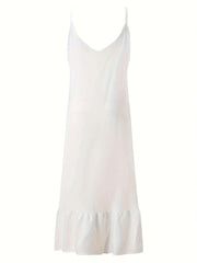 V Neck Loose Fit Beach Dress Women's Swimwear