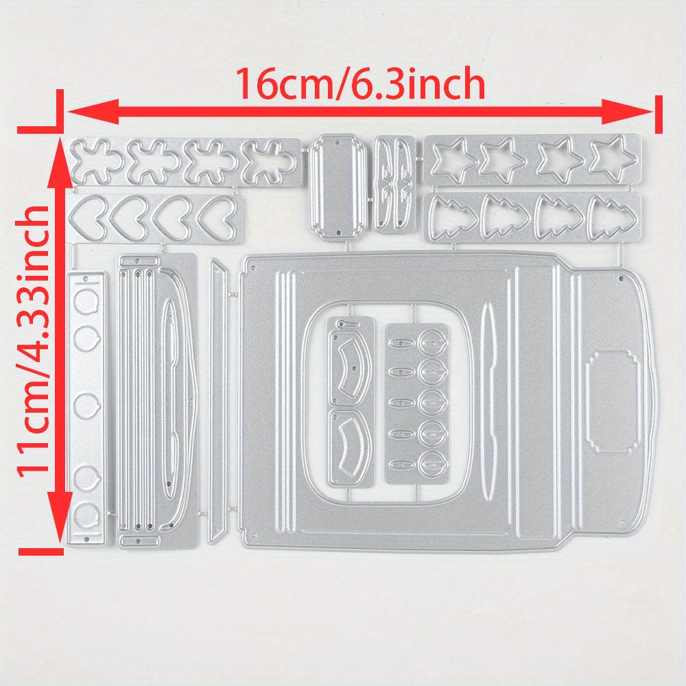 Christmas Santa Claus Metal Cutting Dies Scrapbooking Diy Decoration Craft