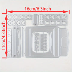 Christmas Santa Claus Metal Cutting Dies Scrapbooking Diy Decoration Craft