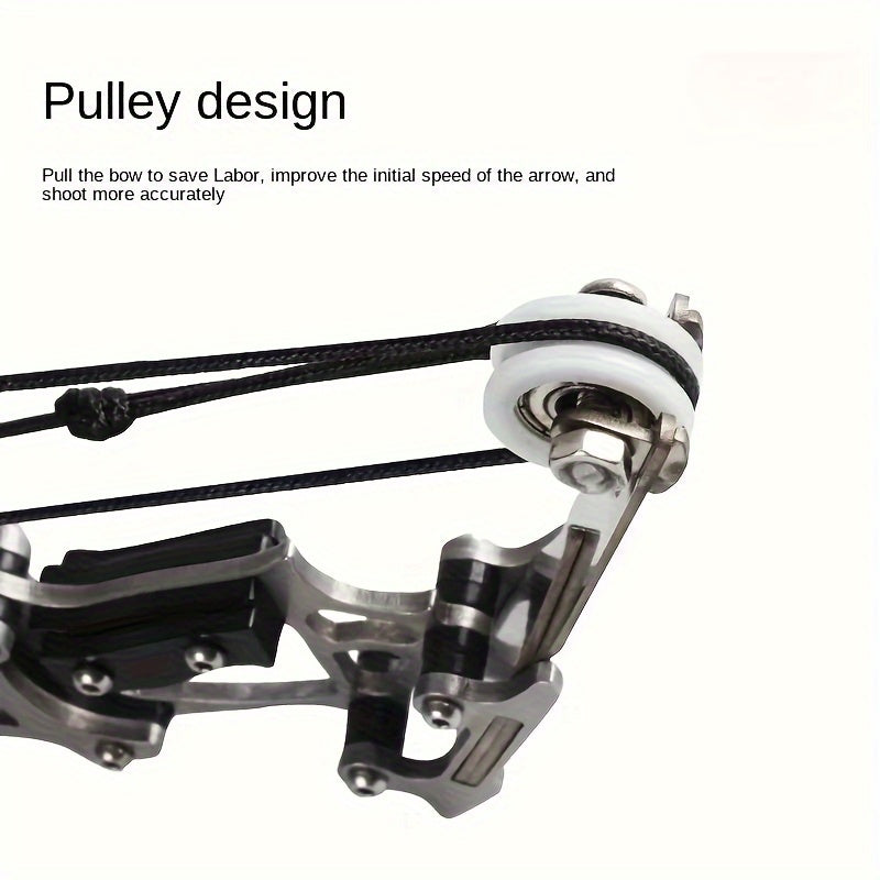 Mini Composite Bow Archery Set Stainless Steel Mini Bow Decompression Toy