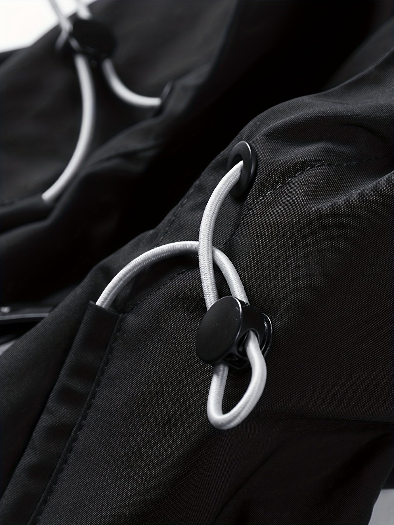 Men's Casual Zip Up Solid Jacket For Spring Fall