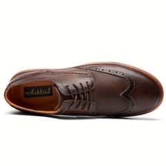 Men's Brogue Derby Shoes Non Slip Dress Shoes For Wedding Business