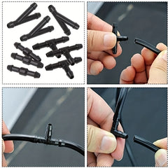 Car Windshield Washer Rubber Hose Wiper Nozzle Water Pipe Joint