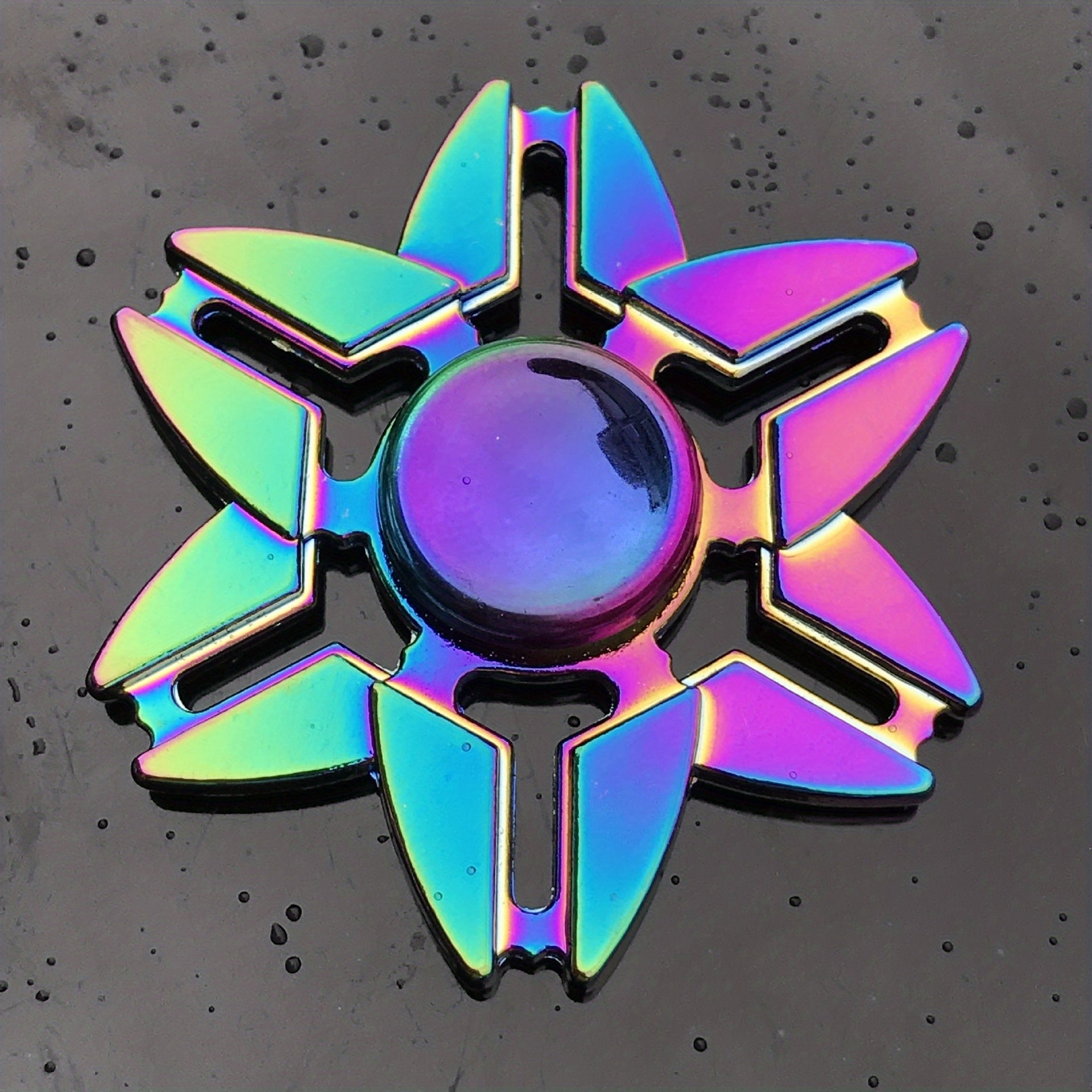 Alloy Fingertip Gyroscope Decompression Hand Spinner Floor Toy