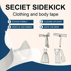 Clear Anti-Slip Stickers for Shirt Neck Women's Lingerie