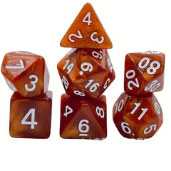 7pcs Sided Dice Set Table Games Funny Dice Game Family Gathering