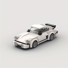Retro Supercar Building Block Toy Model Display for Boys & Adults