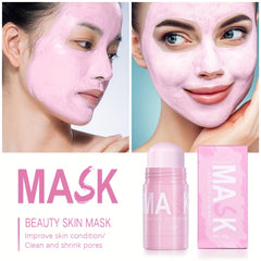 Rose Clay Facial Mask Deep Cleansing Moisturizing