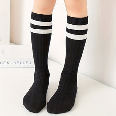 Kids Striped Knee High Sports Socks