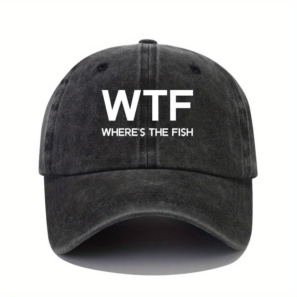 Adjustable Summer Casual Mens Peaked Cap With Letter Embroidery