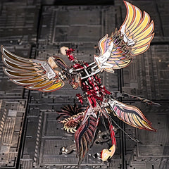 Bathing Fire Phoenix 3D Metal Assembly Model Puzzle