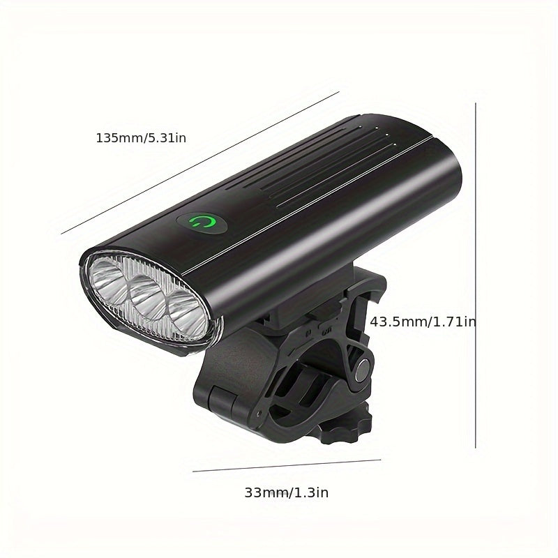 Bright Bicycle Headlight USB Charging