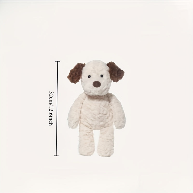 Adorable Brown Plush Dog Toy for Wedding Party Favors Halloween Decor