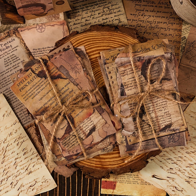 Retro Style Mixed Packaging Distressed Special Paper Cloud Dragon Paper