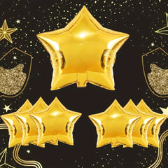 7pcs Star Foil Balloons for Celebrations