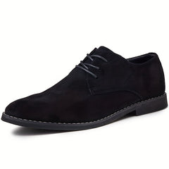 Men's Retro Lace Up Derby Shoes Wear-resistant Non-Slip Casual Shoes