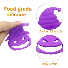 2pcs Halloween Teething Toys My First Halloween Teether For Baby Toddlers