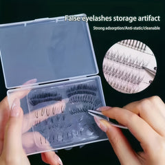 Portable Eye Lash Storage Box with Glue Sticker