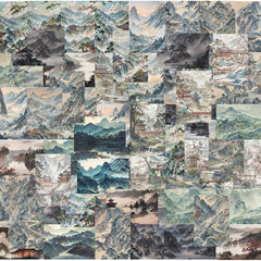 54pcs Landscape Architecture Cartoon Stickers Waterproof Game Stickers