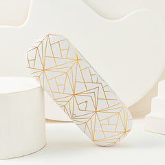 Solid Glasses Case for Women with Line Print