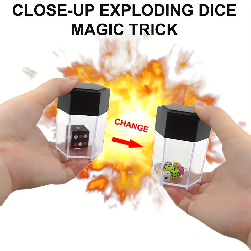 Colorful Magic Exploding Dice Toy Set