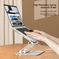 Acrylic Laptop Stand Adjustable Foldable Portable Riser for Notebook 25.4-43