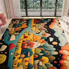 Cartoon Crawling Floor Mat for Kids, Soft and Durable Blanket