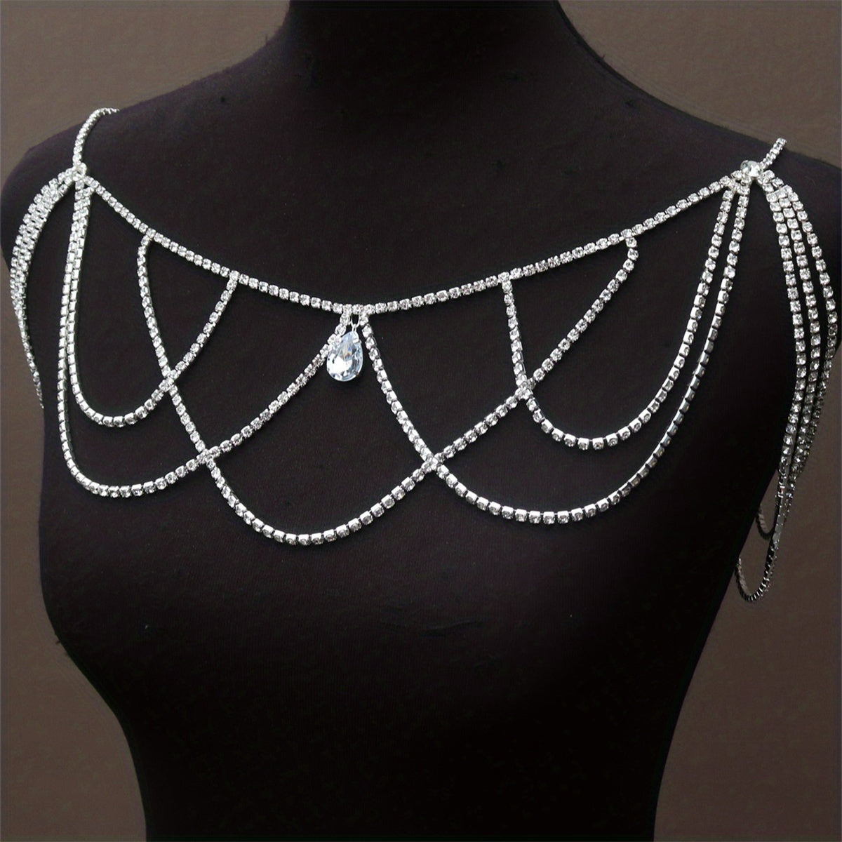 Crystal Pendant Shoulder Chain Jewelry