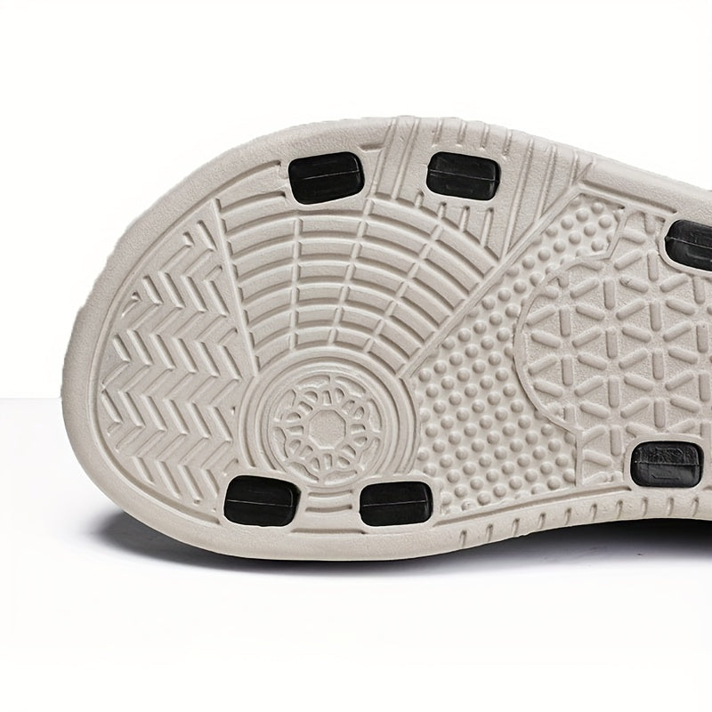 Men's Durable Non Slip Outdoor Sandals with Hook & Loop Fastener