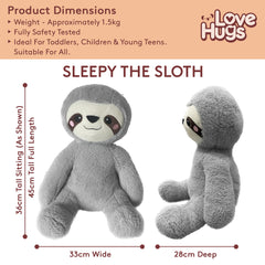 5kg Weighted Sloth Teddy Bear for Anxiety Comfort & Stress Relief
