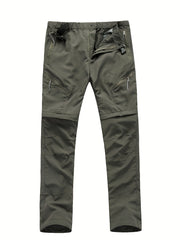 Mens Convertible Hiking Pants Quick Dry Lightweight Trousers