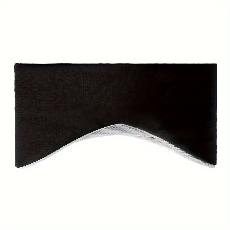 Solid Blackout Eye Mask Soft Blindfold Travel Rest Office Lunch Break