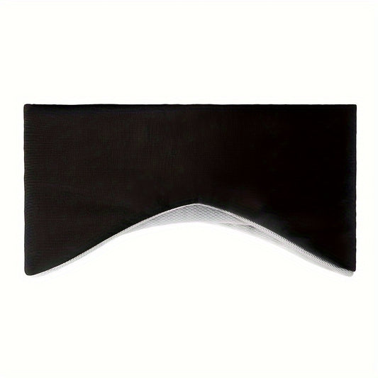 Solid Blackout Eye Mask Soft Blindfold Travel Rest Office Lunch Break
