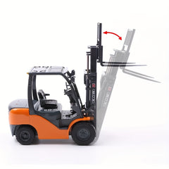 Alloy Forklift Model 1:20 Joint Movable Engineering Car Toy