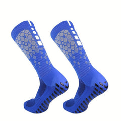 Breathable Sports Soccer Socks Compression Non-slip Silicone Outdoor Running