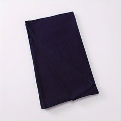 Long Hijab Solid Scarf Elastic Turban Large Shawl Bandana for Women