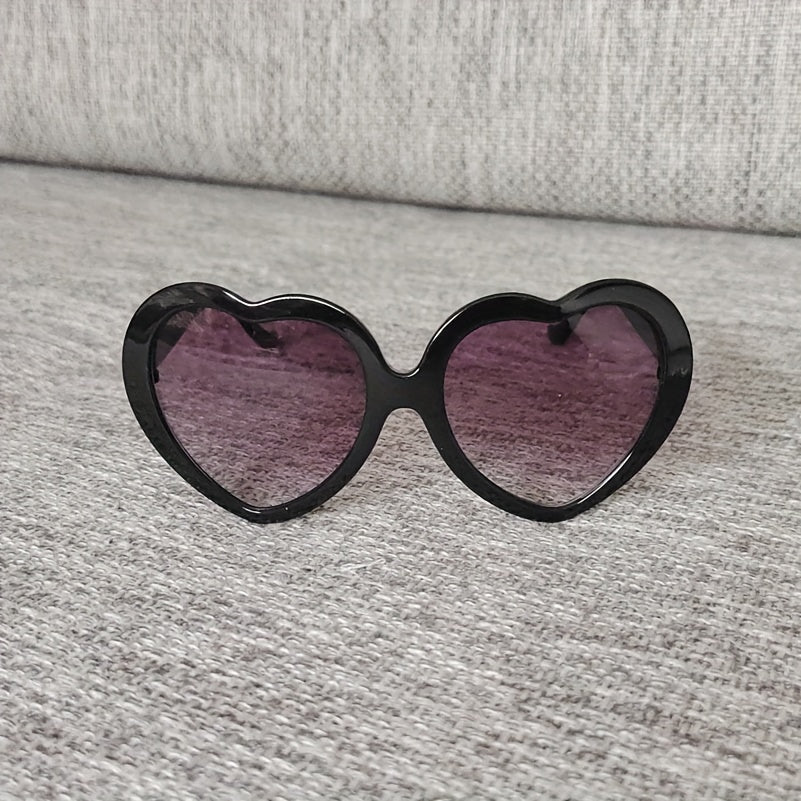 Cartoon Heart Frame Y2K Sunglasses Sun Protection for Kids