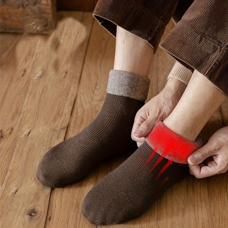 Thickened Thermal Socks For Men Women Autumn & Winter Indoor Socks